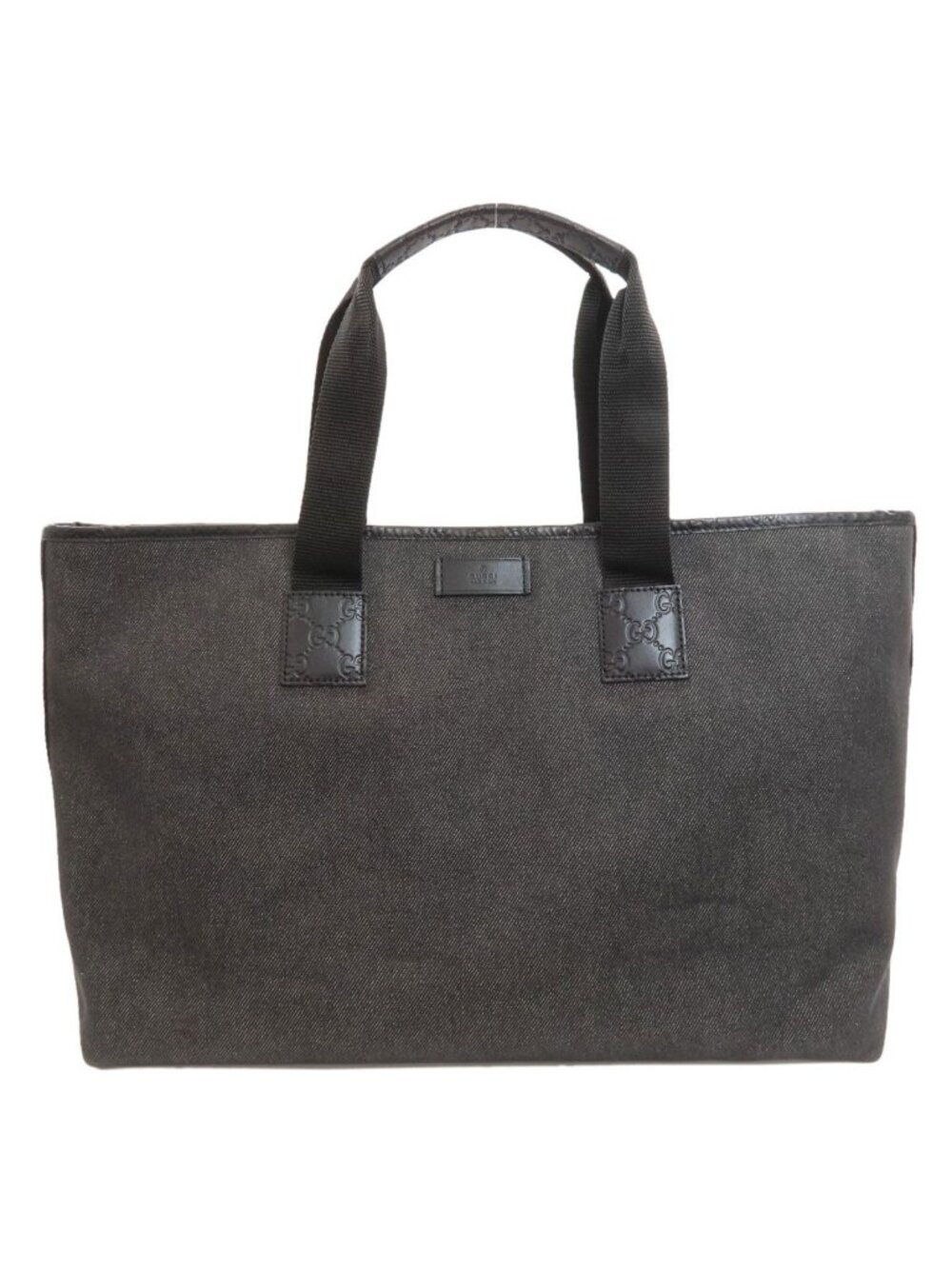 Gucci Tote Bag Canvas Black